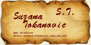 Suzana Tokanović vizit kartica